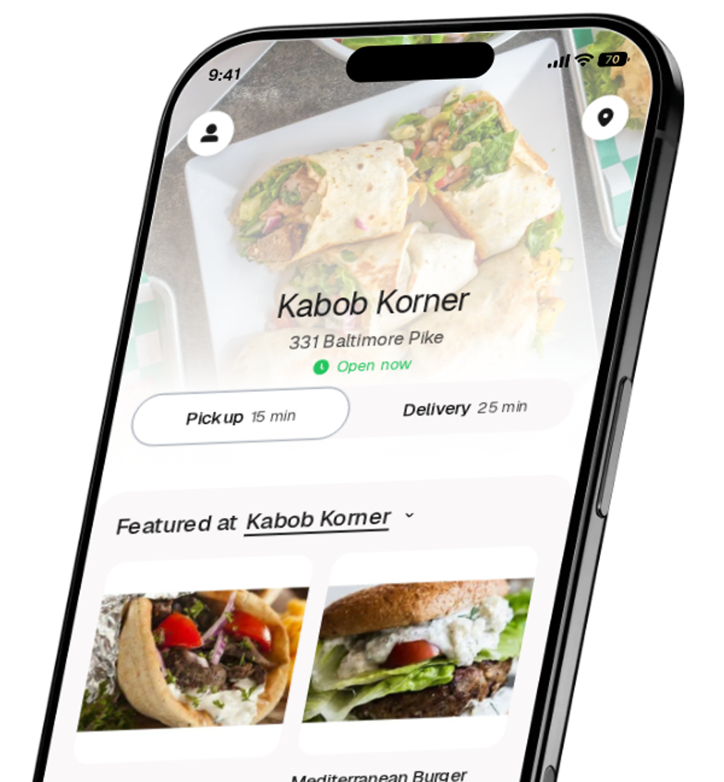 Kabob Korner app preview