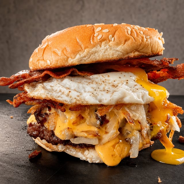 Breakfast Burger.